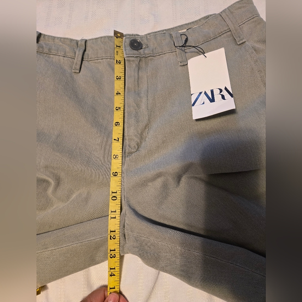 Zara Straight Jeans Men's Colod Khaki Size L - Picture 5 of 15